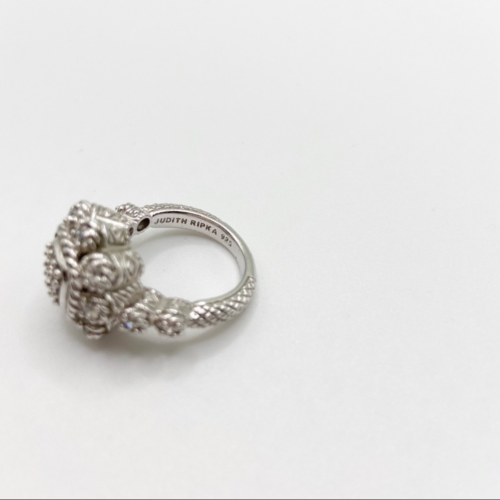 Judith Ripka sterling silver ring - Picture 8 of 13